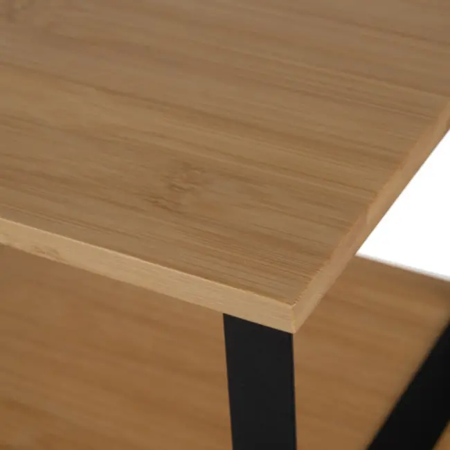 Ruhhy Bamboe Keukenrek – Set van 2 – Stapelbaar en Duurzaam