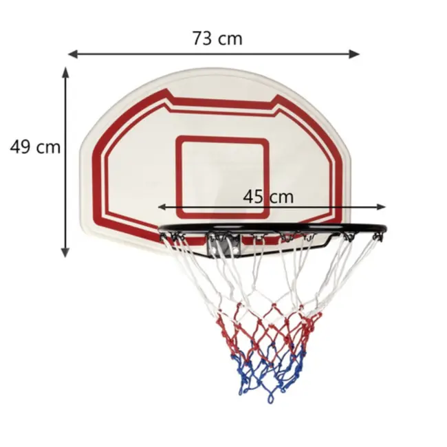 Trizand Basketbal Backboard – Compact en stevig voor Muurmontage