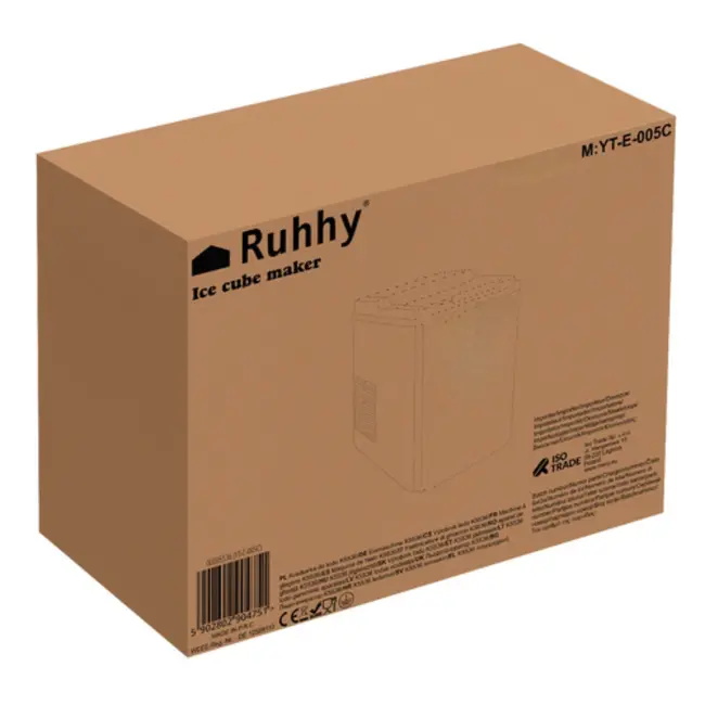 Ruhhy ijsblokjesmachine – Compacte en snelle ice maker