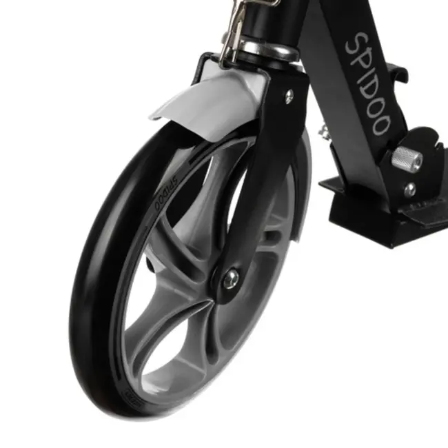 Kruzzel Kinderstep – Grijze Scooter met verstelbaar stuur