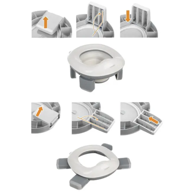 Kruzzel Reispotje – Draagbaar Potje voor onderweg met Peuters