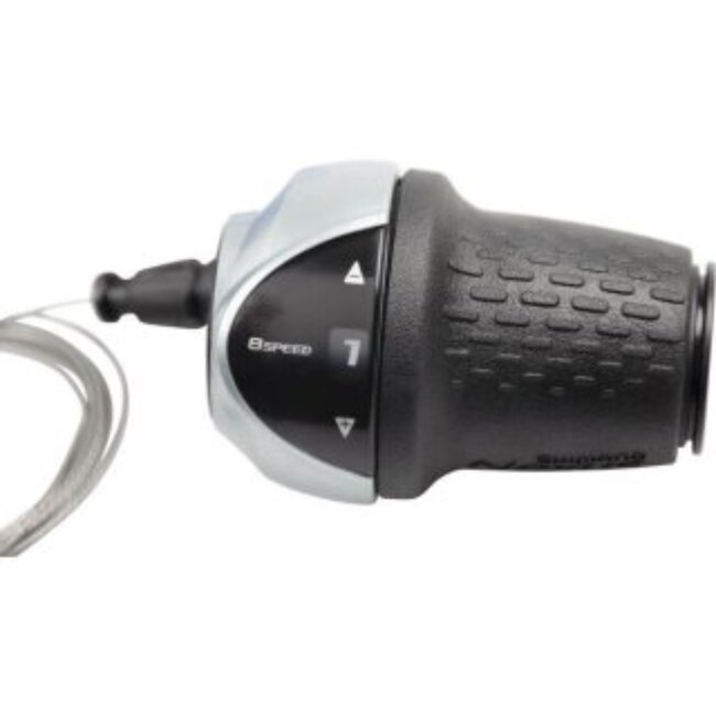 Shimano 8-speed draaiversteller - zilver - kunststof/rubber - 1800mm