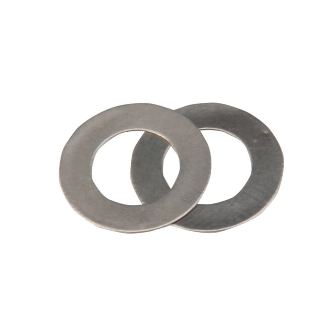 Triton Sluitringen voor vlak- en vandiktebank - slijtvast metaal - standaardmaat - zilverkleurig - 2 stuks - voor bevestiging