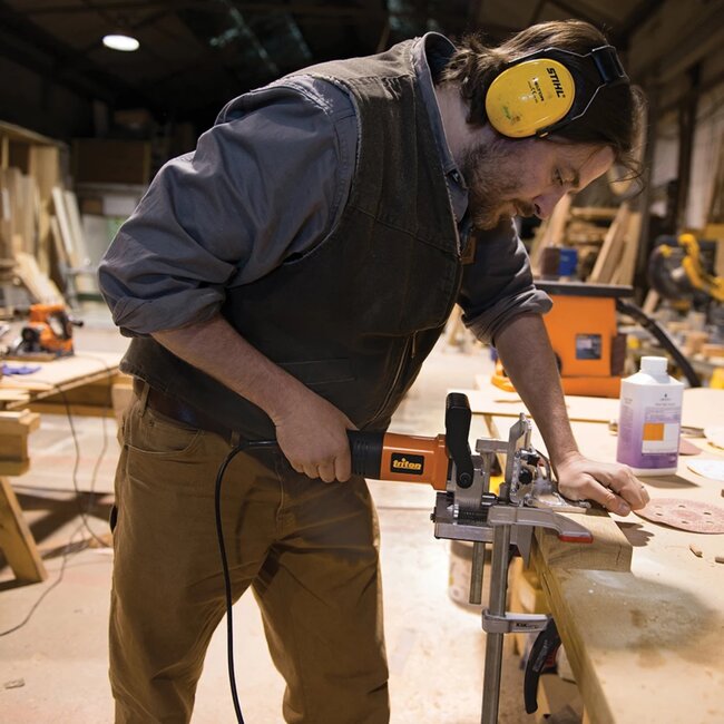 Triton Deuvelmachine 710 W - Dubbele Boor - 32 mm Hartafstand