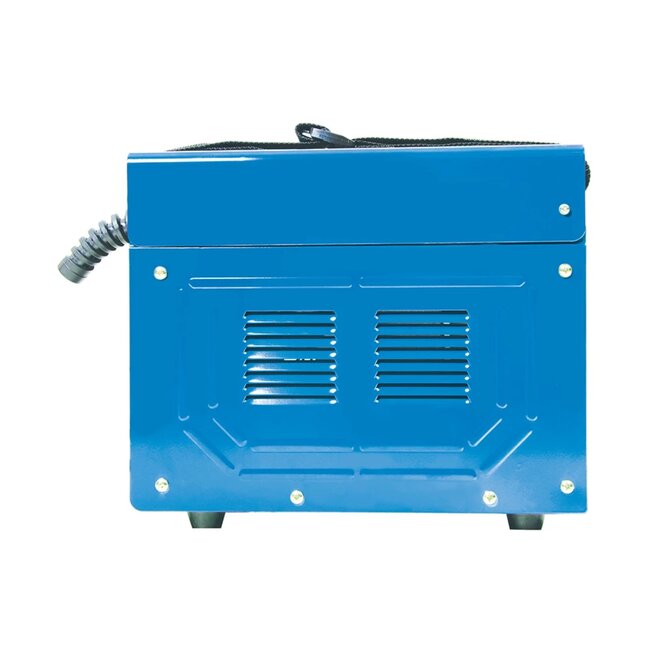 Silverline Gasloze MIG-lasmachine 90 A – voor zacht staal tot 6,5 mm – traploze regeling – compleet voor werkplaats en klusser