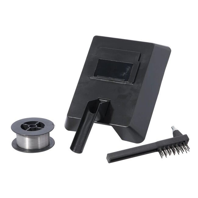 Silverline Gasloze MIG-lasmachine 90 A – voor zacht staal tot 6,5 mm – traploze regeling – compleet voor werkplaats en klusser