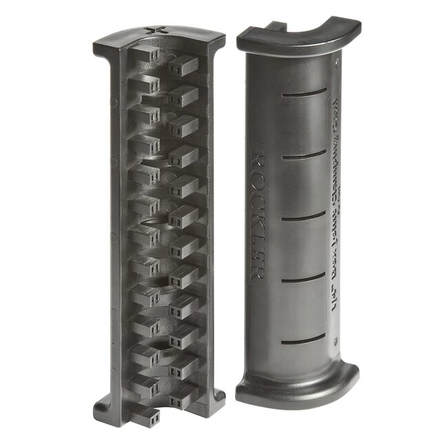 Rockler Klemsteunen voor bandspanners - kunststof - egale drukverdeling - 25 mm x 4,5 m - zwart - 4 stuks - kistverbindingen