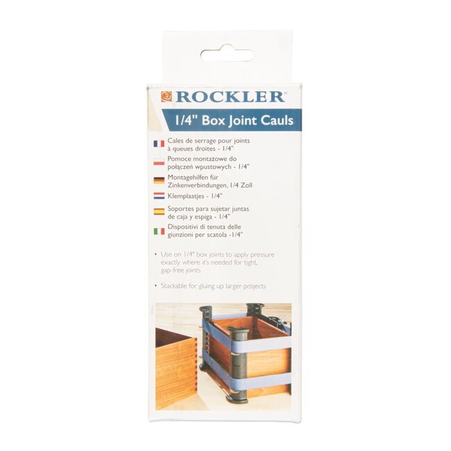 Rockler Klemsteunen voor bandspanners - kunststof - egale drukverdeling - 25 mm x 4,5 m - zwart - 4 stuks - kistverbindingen
