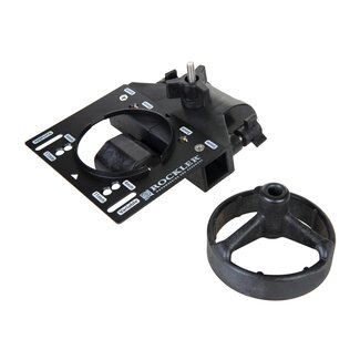 Rockler Scharnierboormal - aluminium en staal - rail 1,9 cm - grijs - 2 geleiders - precisie voor 35 mm potgaten in kastdeuren