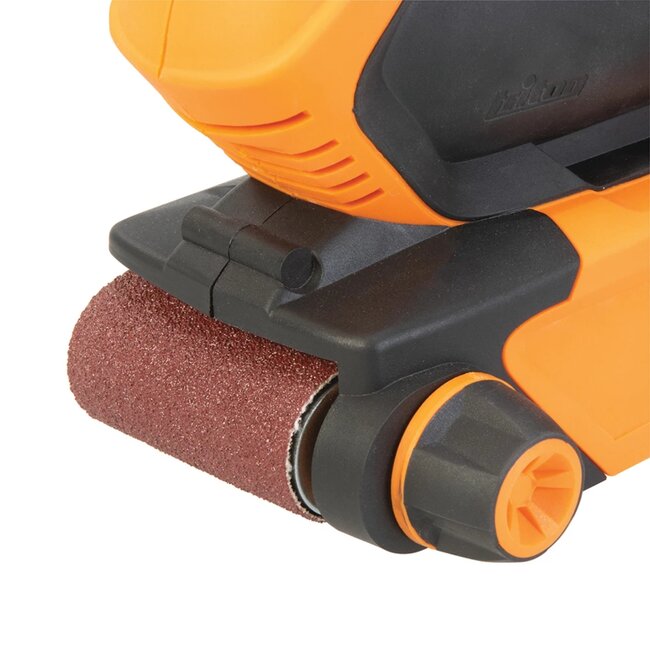 Triton Bandschuurmachine - metaal en kunststof - 450 W compact voor rand- en precisieschuren - 64 x 406 mm - grijs - randen