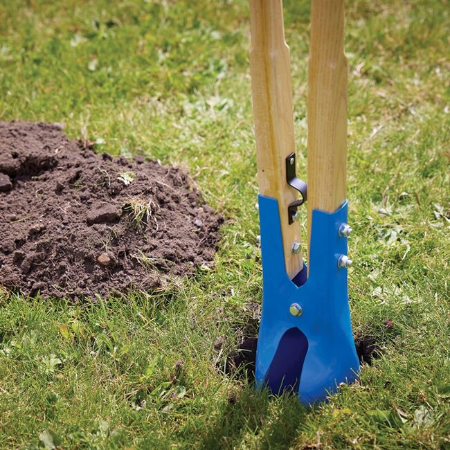 Silverline Palenboor - 30 x 15 cm Bladen, 120 cm Handvat