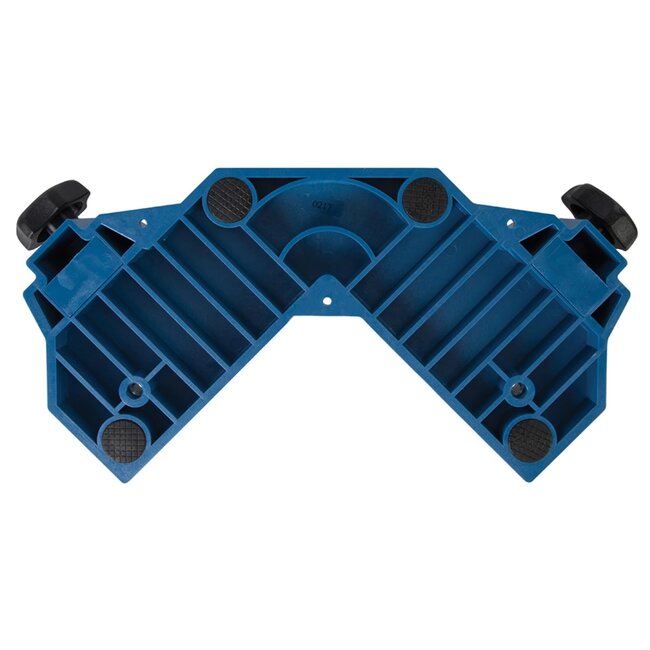 Rockler Hoekklem houtbewerking - polycarbonaat - steunkussens, bevestigingsgaten - 19 mm - transparant - haakse assemblage