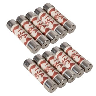 Powermaster Powermaster 3A Zekeringen – 10 stuks, ASTA-goedgekeurd, BS1362