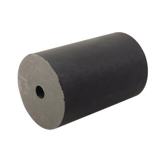 Triton trommel voor oscillerende spindelschuurmachine - rubber - houder voor schuurhulzen - 76 mm - zwart