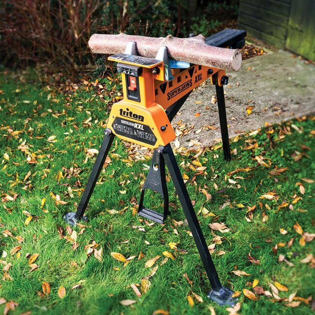 Triton Klemtafel - staal met poedercoating - voetbediend, 1000 kg klemkracht, bereik 100 cm - zwart - voor grote werkstukken