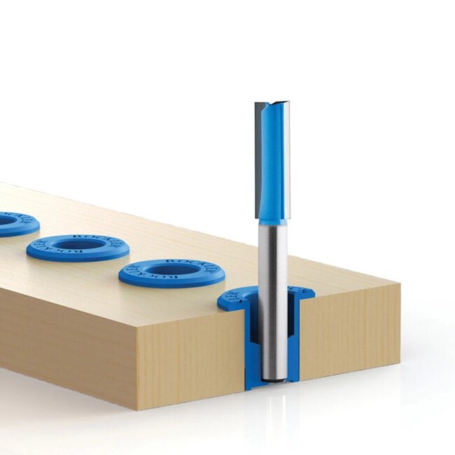 Rockler Opberginzetstukken Freesbits - 10 Stuks - Voor 1/4" & 1/2"