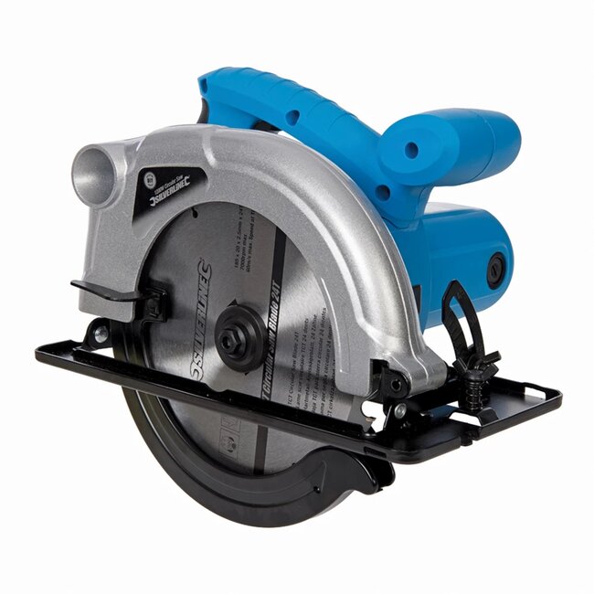 Silverline Cirkelzaag 1200W - 185 mm TCT Blad - 63 mm Zaagdiepte