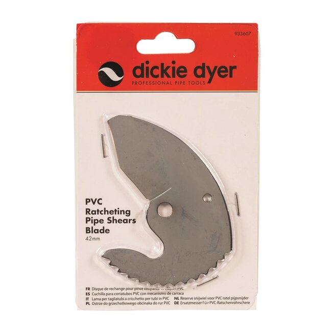 Dickie Dyer PVC Ratel Pijpsnijder - Snijcapaciteit 42 mm - RVS Blad