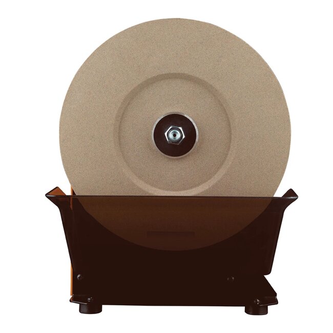 Triton Natte tafelslijpmachine - 25 cm korrel 220 - leren polijstwiel - slijpen en polijsten - voor messen en beitels