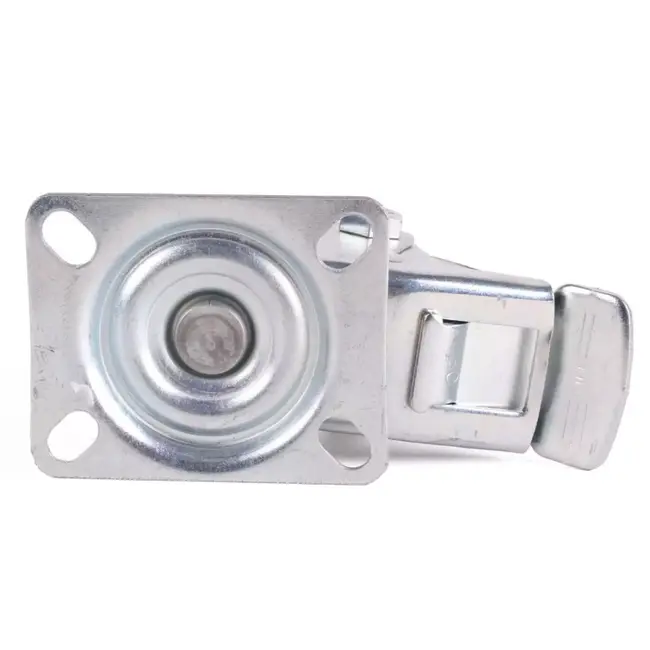 Benson Zwenkwielen - staal en rubber - met rem/zonder rem - diameter 75 mm - set van 4 - transport - 50 kg draagvermogen