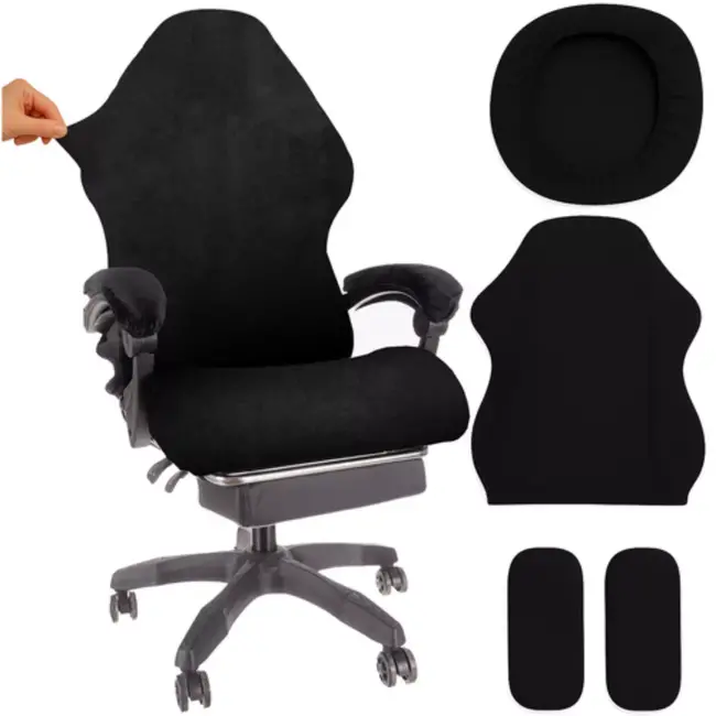 Dunmoon Gaming Stoelhoes – Zwart – Rekbaar – Voor Gamestoelen met Hoge Rug