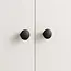 Ruhhy Meubelknoppen Zwart – Set van 10 – Rond – Schroefmontage – Modern Design