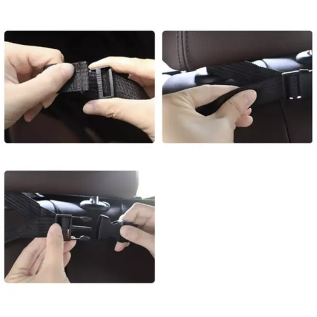 Xtrobb autostoel organizer met tablethouder en multivakken voor achterbankgebruik