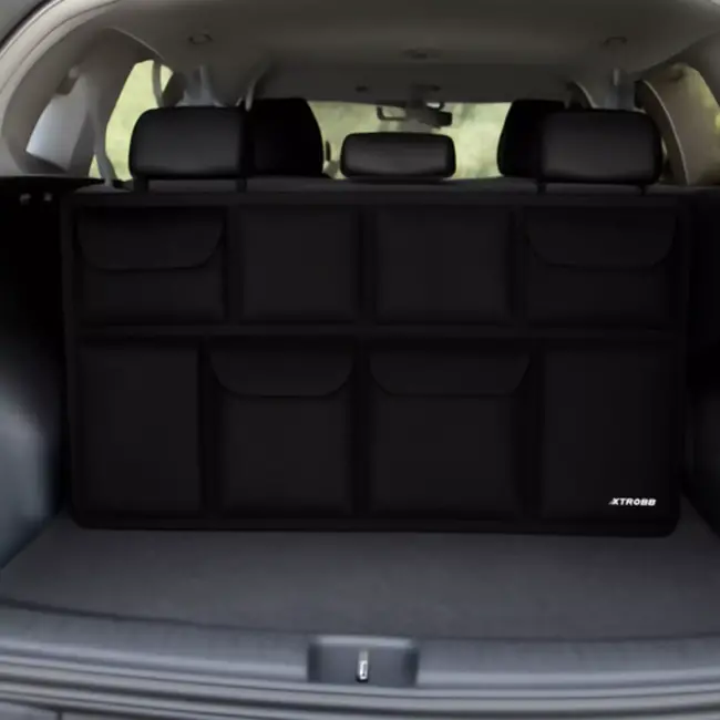 Xtrobb autostoel organizer met tablethouder en multivakken voor achterbankgebruik