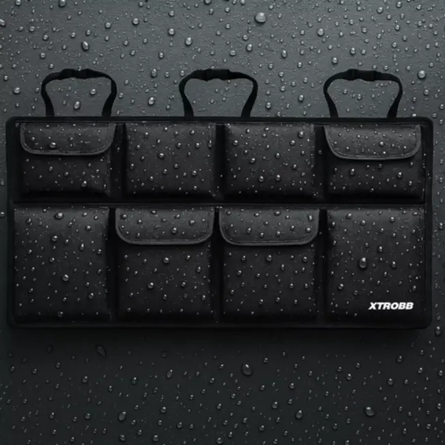 Ruhhy Autostoel organizer met tablethouder en multivakken voor achterbankgebruik