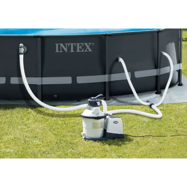 Intex zwembadslang 1.5 meter wit met 32mm diameter voor filterpompen en accessoires