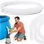Intex zwembadslang 1.25 meter wit flexibel kunststof voor filterpompen en accessoires