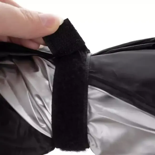 Xtrobb Zonnescherm auto voorruit 130x60 cm reflecterend met zuignappen zilver