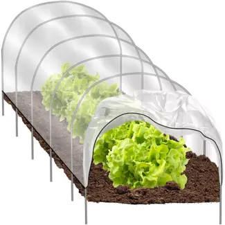Gardlov tunnelkas tuin 250x200x200 cm met UV folie en oprolbare deur en ramen