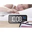 Izoxis LED Wekker – met Snooze, Spraakbediening & Temperatuur - USB-C