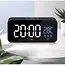 Izoxis LED Wekker – met Snooze, Spraakbediening & Temperatuur - USB-C
