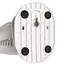 Ruhhy draadloze ventilator wit compact en stil met USB oplaadbare batterij