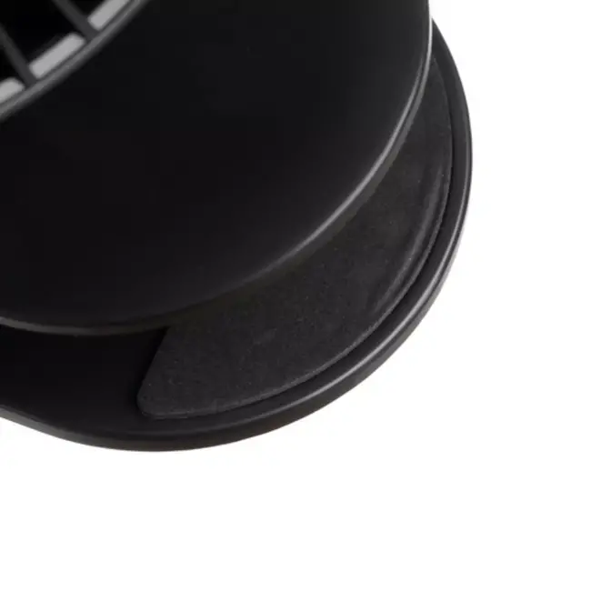 Ruhhy draadloze ventilator zwart met USB oplaadbare batterij en drie standen