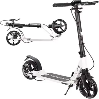 Kruzzel Hyperion W step opvouwbaar aluminium met verstelbaar stuur en grote wielen