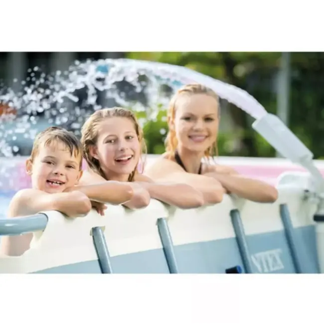 Intex zwembadfontein met LED verlichting voor filterpompen vanaf 2000 l/u