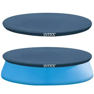 Intex afdekzeil Ø305 cm voor rond opzetzwembad met trekkoord en afwateringsgaten