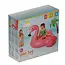 Intex flamingo luchtmatras roze 142x137 cm met handgrepen opblaasbaar zwembadfiguur