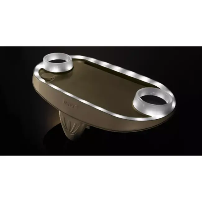 Intex opblaasbare bekerhouder voor spa en zwembad met 2 drankhouders en plateau