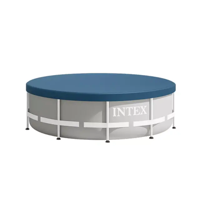 Intex Zwembadafdekking Ø 305 cm donkerblauw voor framepool met koord