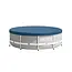 Intex Zwembadafdekking Ø 305 cm donkerblauw voor framepool met koord