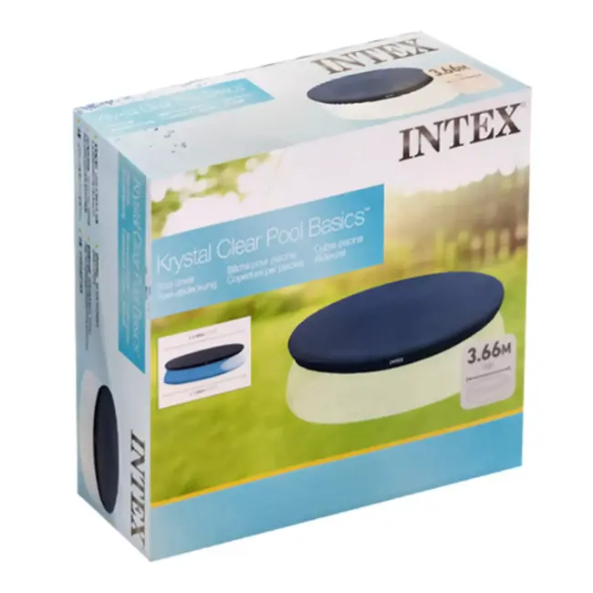 Intex afdekzeil Ø244 cm met trekkoord en afwateringsgaten voor Easy Set zwembad