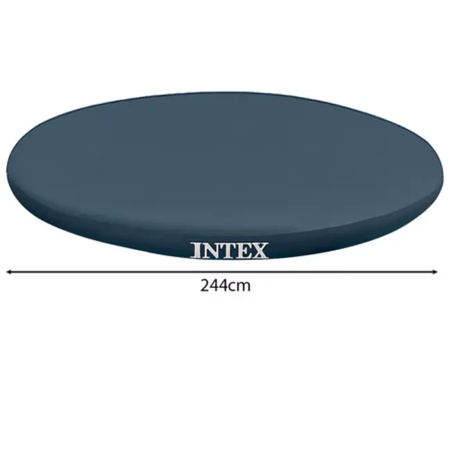 Intex Zwembad Afdekzeil – Ø 244 cm – Weerbestendig Vinyl – Eenvoudige Bevestiging