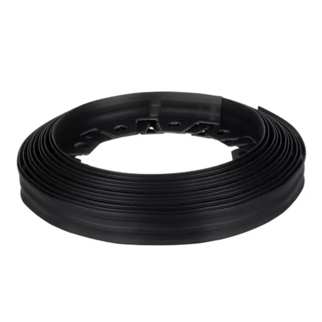 Gardlov tuinrand flexibel – 10 meter zwarte grasrand – met 20 grondpinnen