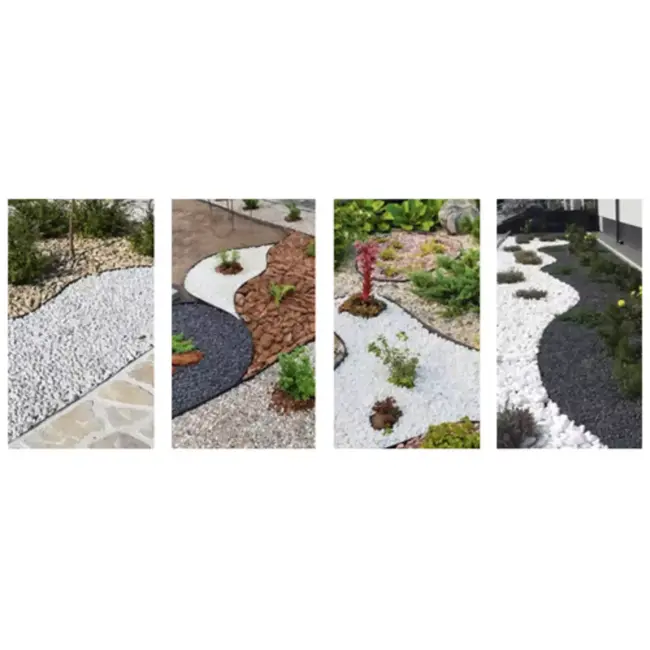 Gardlov tuinrand flexibel – 6 cm hoge grasrand – 10 meter met 20 grondpinnen