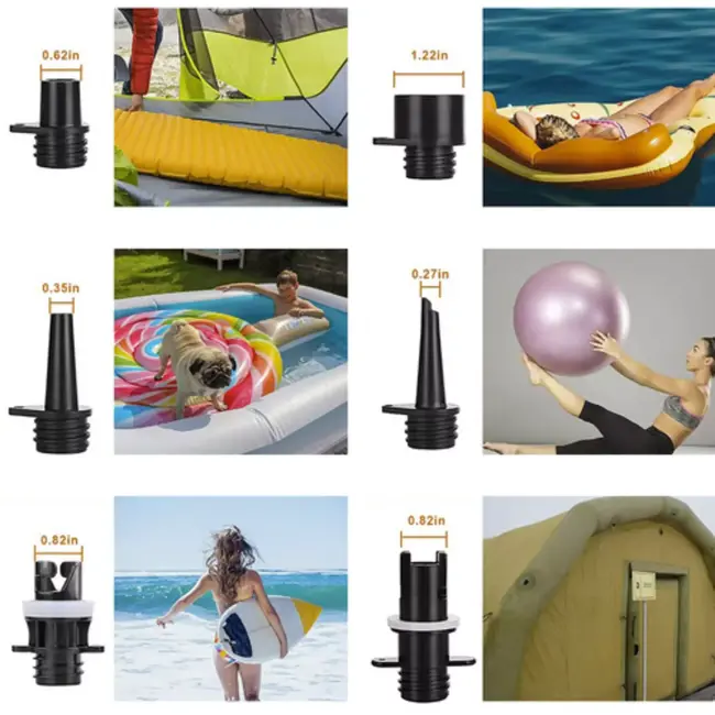 Trizand elektrische SUP pomp – 12V luchtpomp met LCD en 6 opzetstukken