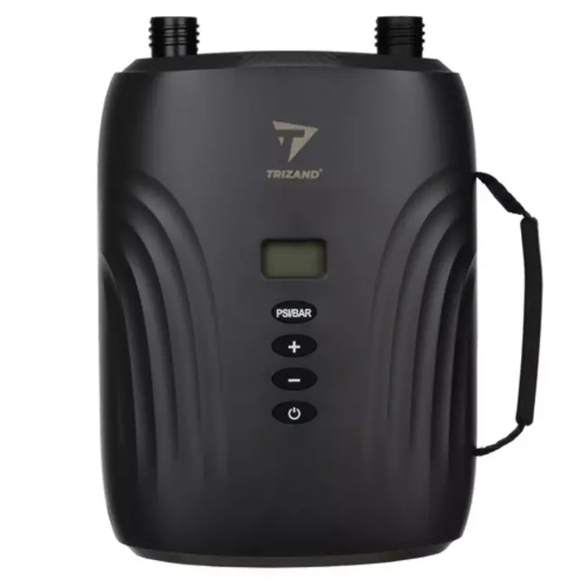 Trizand elektrische SUP pomp – 12V luchtpomp met LCD en 6 opzetstukken